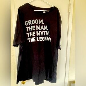 New - The groom tshirt size 3X